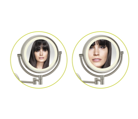 Wall Mounted LED Beauty Mirror